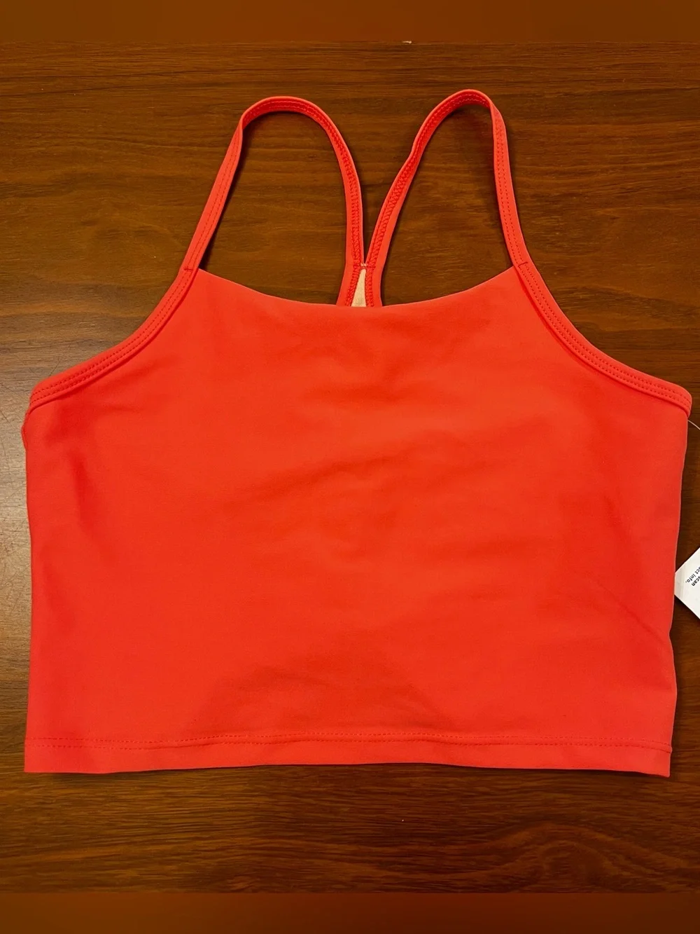 NWT Girls Old Navy Active PowerSoft Sports Bra Orange Coral Size L (10-12)